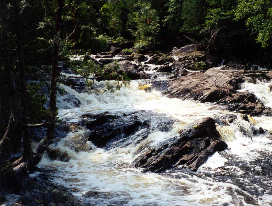 Image of waterfalls at Yondata