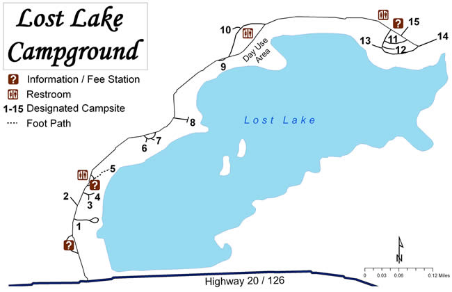 lost lake campground map Lost Lake Campground Map