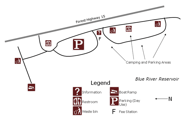 Lookout Campground and Boat Launch Map