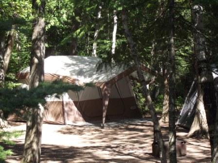 Campsite at Ninemile Lake