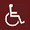 Handicap Access Availability Icon: Icon of green circle with white checkmark = YES, handicap accessible sites ARE available / Icon of red box with white X = NO, handicapped accessible sites are NOT available - Click for more information