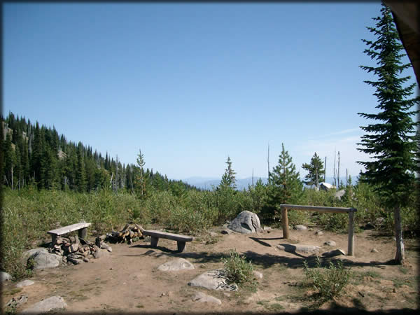 View near Snow Peak Cabin Rental 