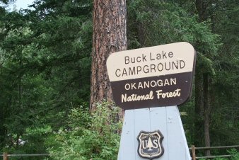 Buck Lake Campground Entrance Sign