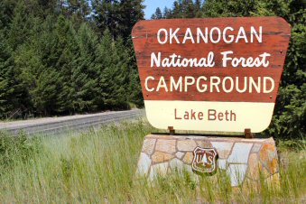 Beth Lake Campground Sign