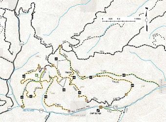 Benson Ridge Trails:  Map
