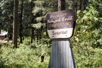 Sugarloaf Campground Entrance Sign