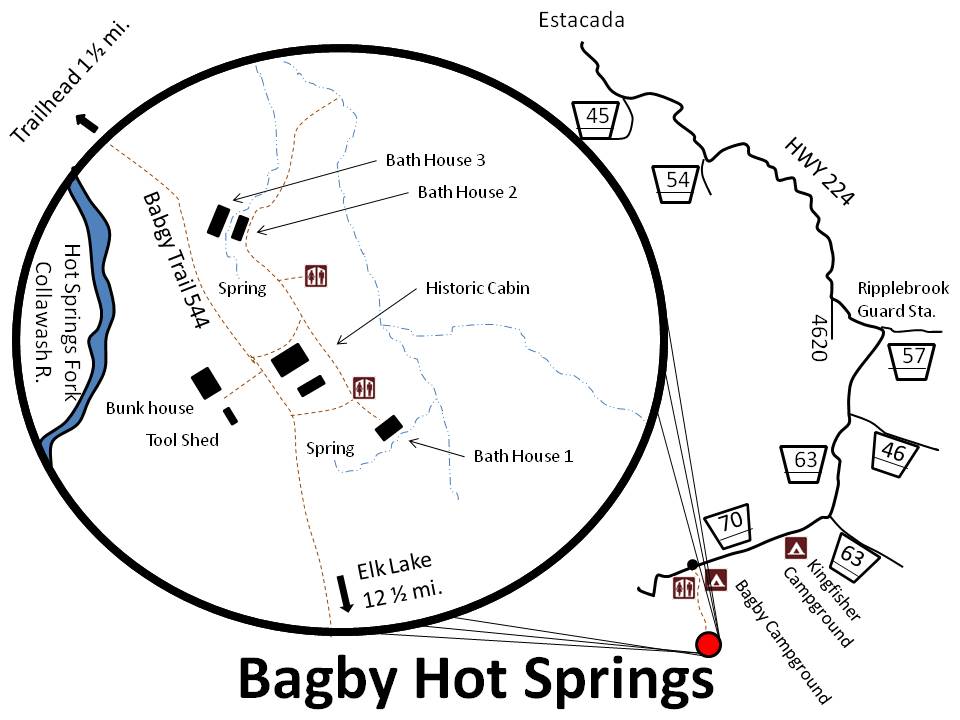 map bagby hot springs oregon Mt Hood National Forest Bagby Hot Springs map bagby hot springs oregon