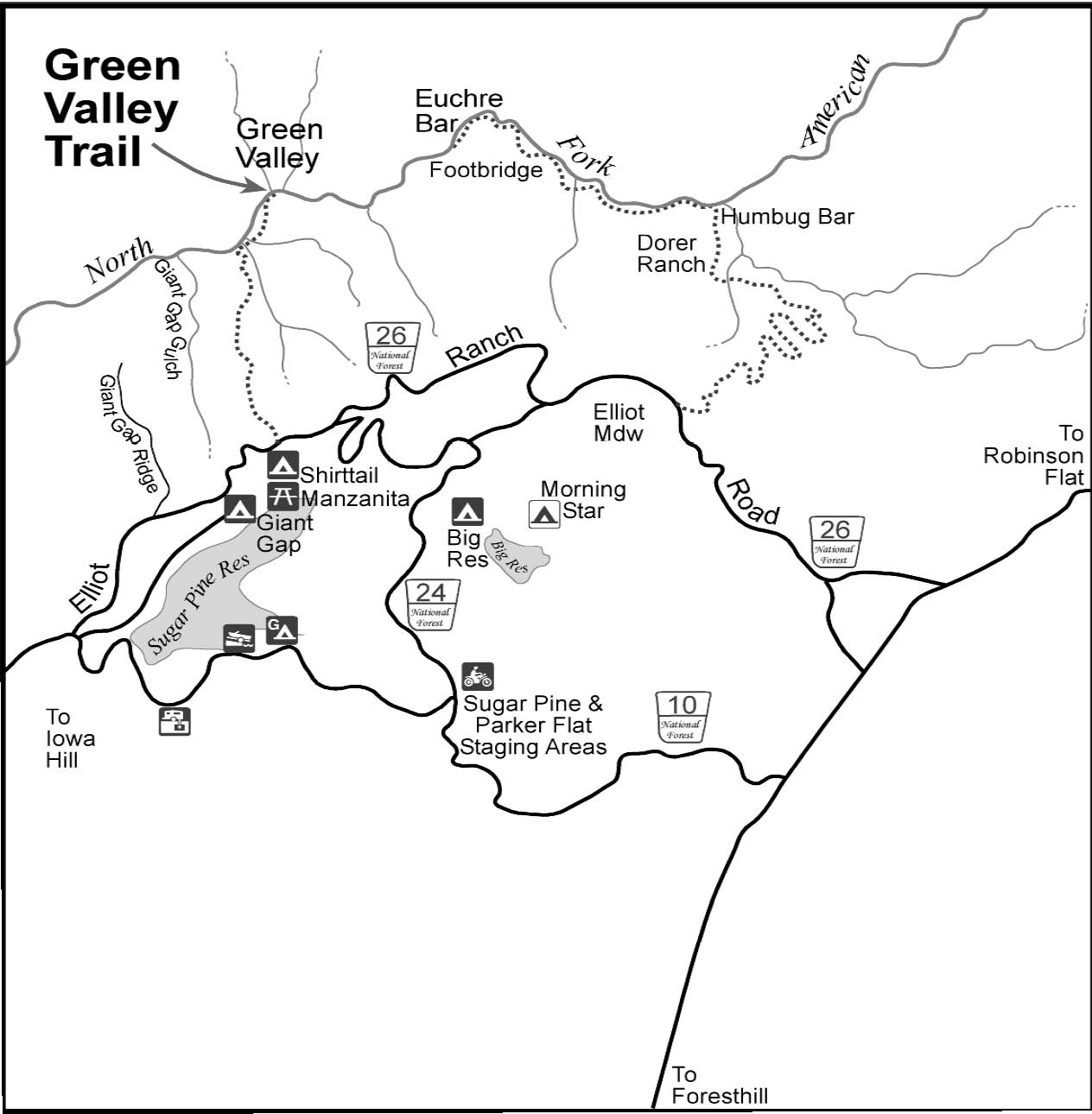 green vally trail map