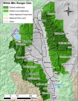 Map of White Mountain Ranger District
