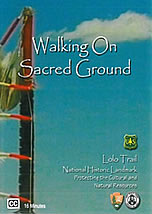 Scan of Walking on Sacred Ground video cover.