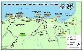 Quinault National Recreation Trail System Vicinity Map