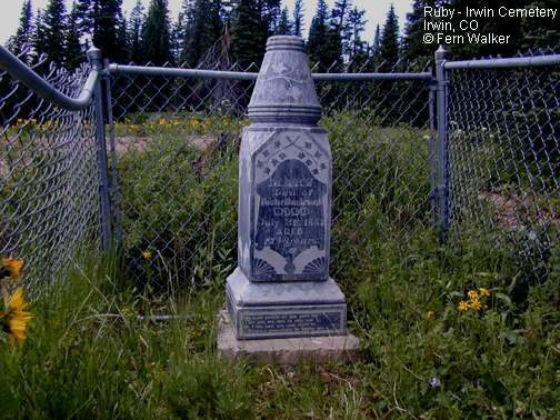 photo of headstone of Mary Brambough who died in 1881