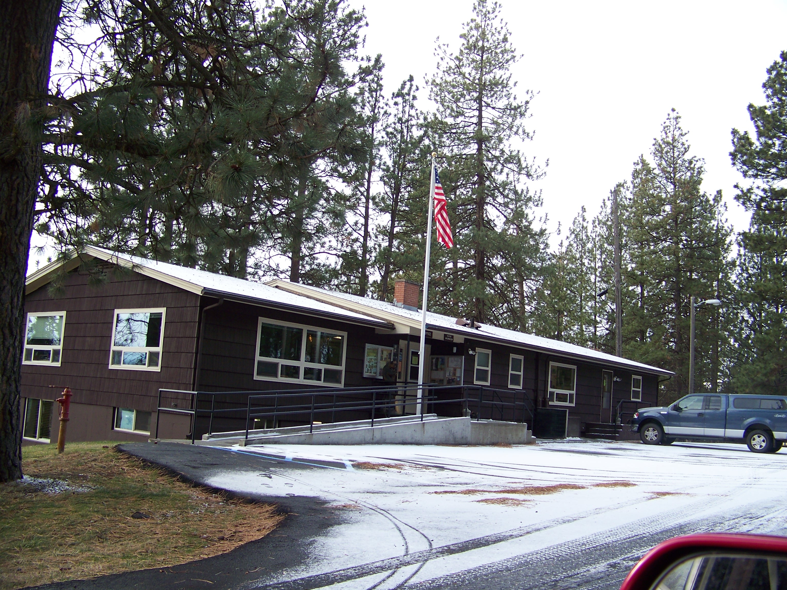 The Forest Service office in Potlatch