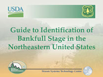 Image of a introduction page with text Guide to Identification of Bankfull Stage in the Northeastern United States.