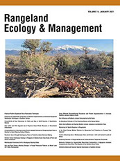 Image of publication cover titled Rangeland Ecology & Management.
