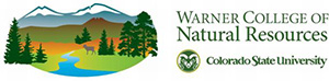 Colorado State University, Warner College of Natural Resources illustrated icon.