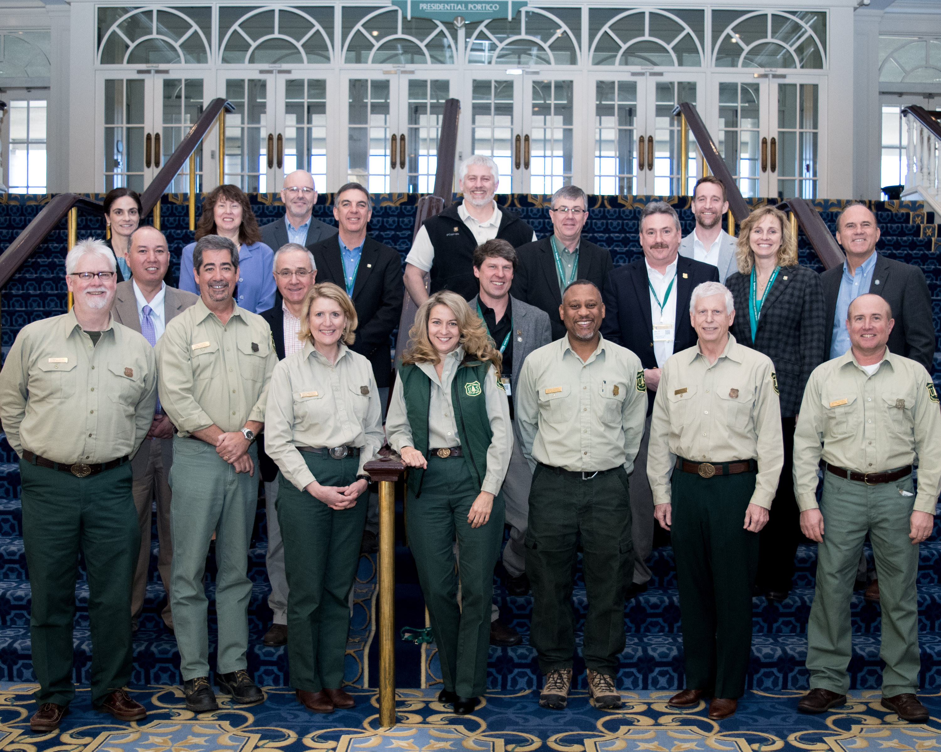 Photograph of Forest Service employees.