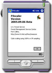 A rotation of pictures showing views of the FSscaler program's interface.
