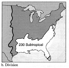 Map of Subtropical