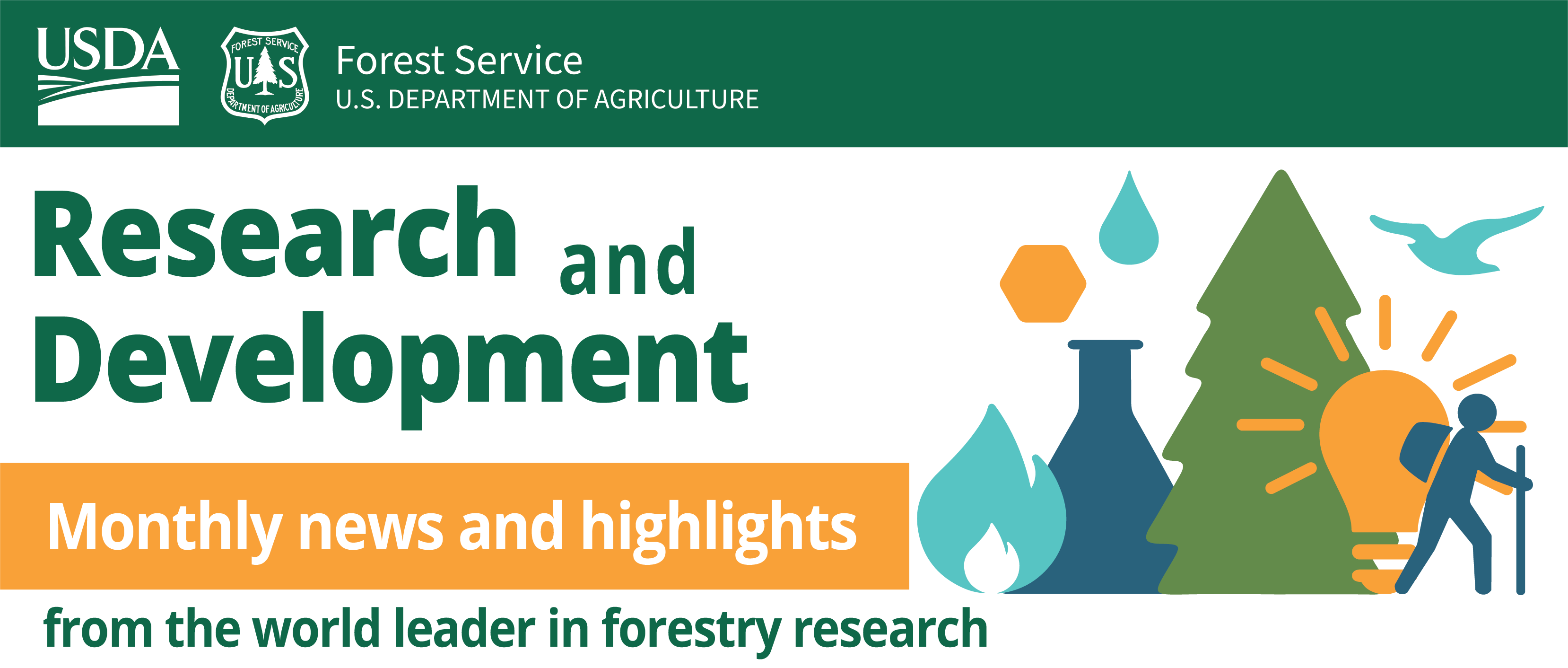 U.S. Forest Service Research and Development Monthly News and Highlights