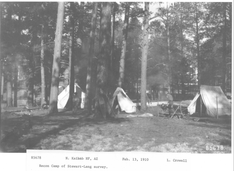 Base camp of Stewart-Long survey.
