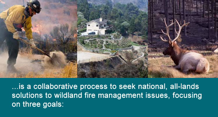 is a collaborative process to seek national, all-lands solutions to wildland fire management issues, focusing on