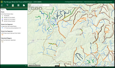 Bull Trout Survey Status Maps