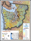 Washington Coast - Perennial stream temperature map