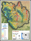 Upper Yellowstone-Bighorn - Perennial stream temperature map