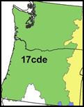 Costal PNW (17cde) Watershed Map Outline