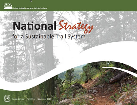 National Strategy for a Sustainable Trail System cover