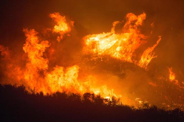 Thomas Fire, California, 2017