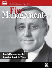 A picture of the cover of Fire Management Today