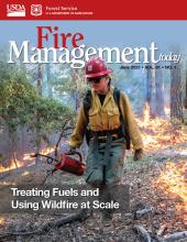 Cover page, Fire Management Today, June 2023, Volume 81, Number 1.