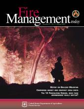 Cover of Fire Management Today Volume 67, Issue 01