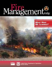 Cover of Fire Management Today Volume 74, Issue 01