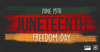 June 19th, Juneteenth, Freedom Day.