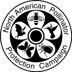 Illustrated logo of the North American Pollinator Protection Campaign