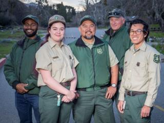 group of forest service employees