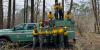  Image shows the participants in the Chattahoochee-Oconee National Forest 2nd annual all-female fire assignment standing on and around a forest firefighting truck.