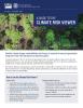 cover of a factsheet titled "A Guide to the Climate Risk Viewer"
