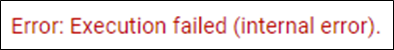 Error from rescale