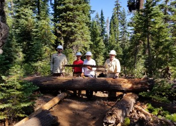 PCTA volunteers on the Fre-Win