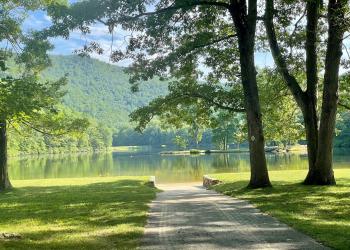 Sherando Lake view from main path