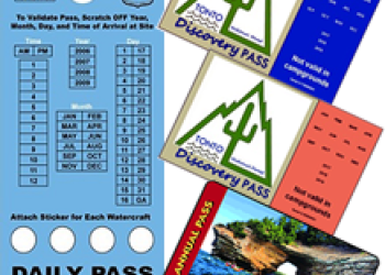 Several type of passes that are valid to use in the Tonto National Forest.