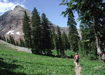 Lady Hiking