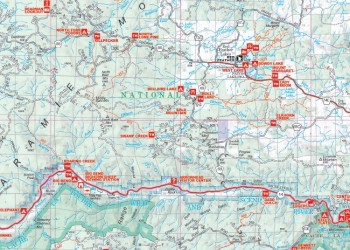 Snippet of the forest visitor map