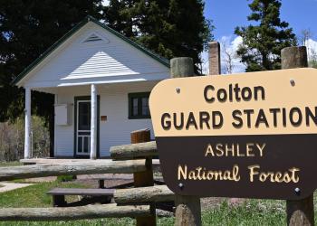 Historical Colton Guard Station. Ashley National Forest, Vernal Ranger District.