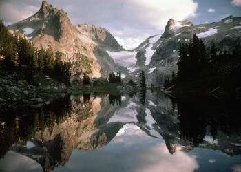 Dusk on the Alpine Lake, Okanogan-Wenatchee National Forest
