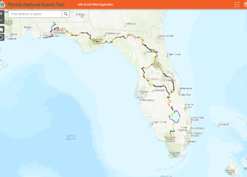 map of Florida Scenic Trail
